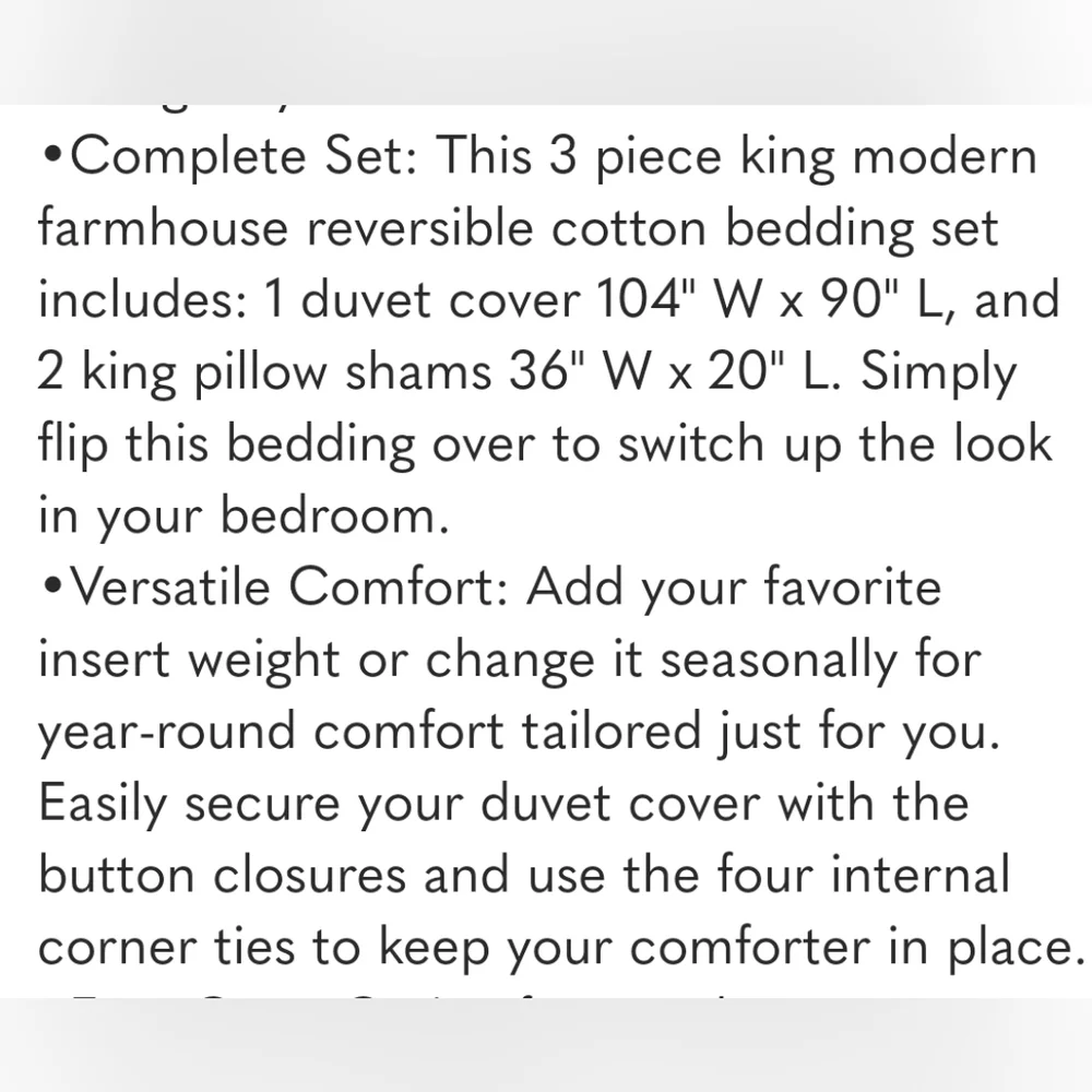 Lush Decor - 3pc King Farmhouse Stripe Reversible Duvet Set Tan Trend - Picture 6 of 14